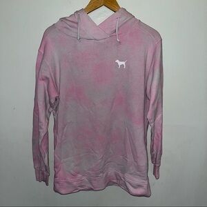 PINK Victoria’s Secret Tie Dye Hoodie Sweatshirt Size Extra Small